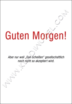 Poster: Guten Morgen!